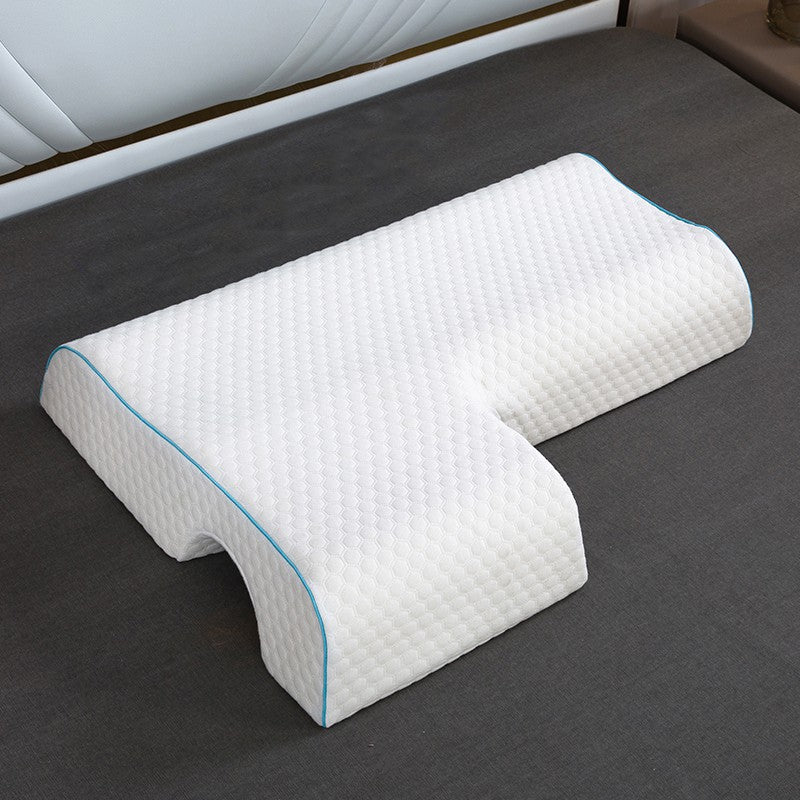 Gel-Infused Shoulder Relief Pillow for Side Sleepers - Cooling Comfort with Arm Pocket Design 2