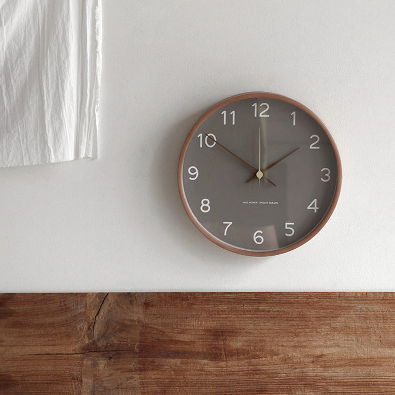 Elegant Wooden Wall Clock – Quiet & Stylish Design for Living Room, Bedroom, or Office
