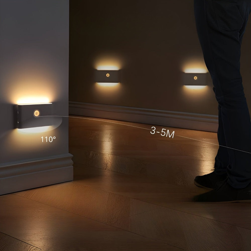 Intelligent LED Wall Light with Motion Sensor – Energy-Saving Outdoor Wall Sconce for Safety and Convenience