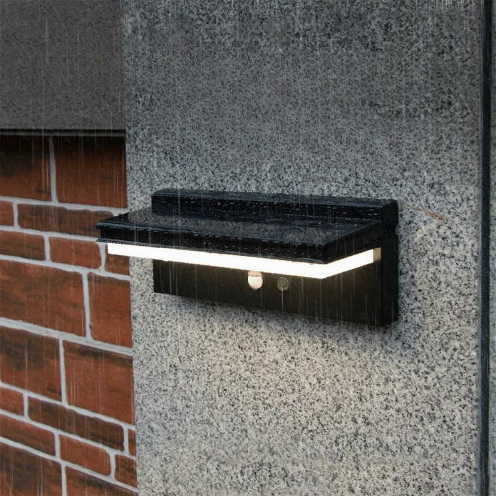 Solar Powered LED Wall Light with Sensor Control – Waterproof Outdoor Lighting for Garden and Terrace 5
