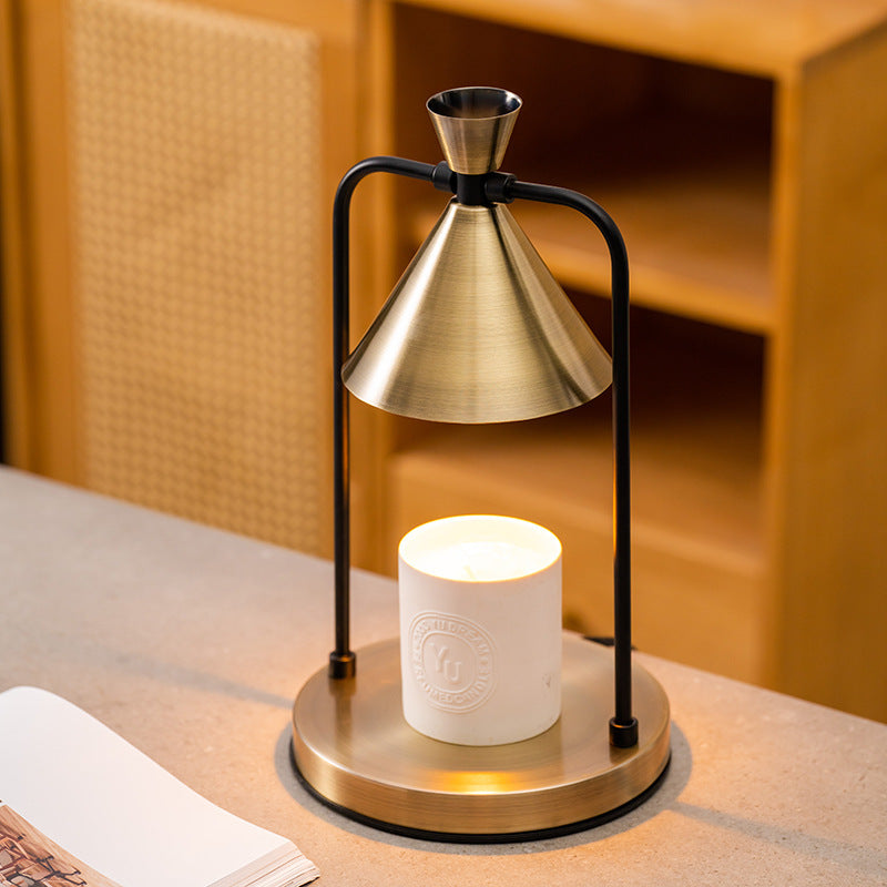 Luxury Candle Warmer Lamp – Elegant Fragrance Light with Adjustable Heat & Lampshade