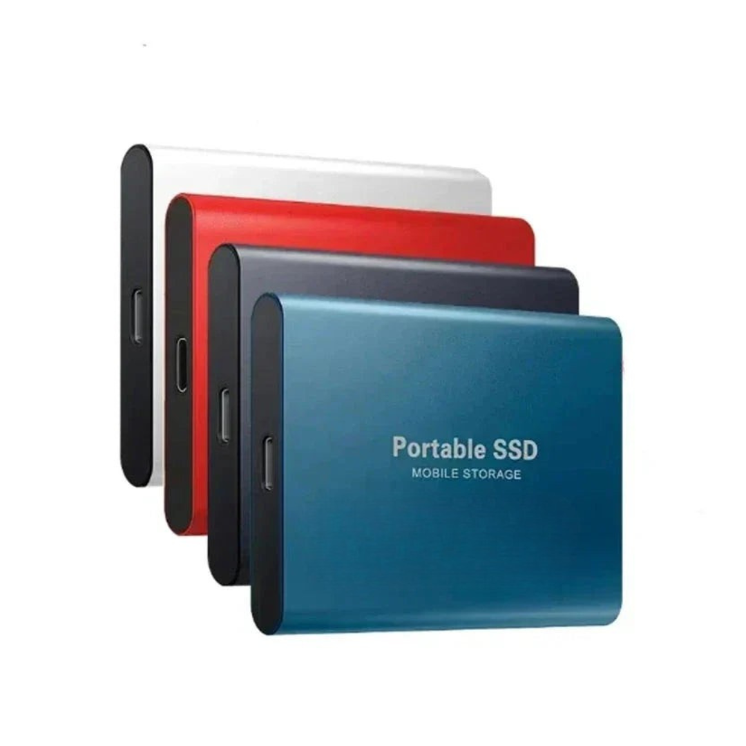 2TB Portable SSD External Hard Drive - Ultra Fast Data Transfer Up to 1000 MB/s, Shockproof Design for Windows, macOS, Android 0