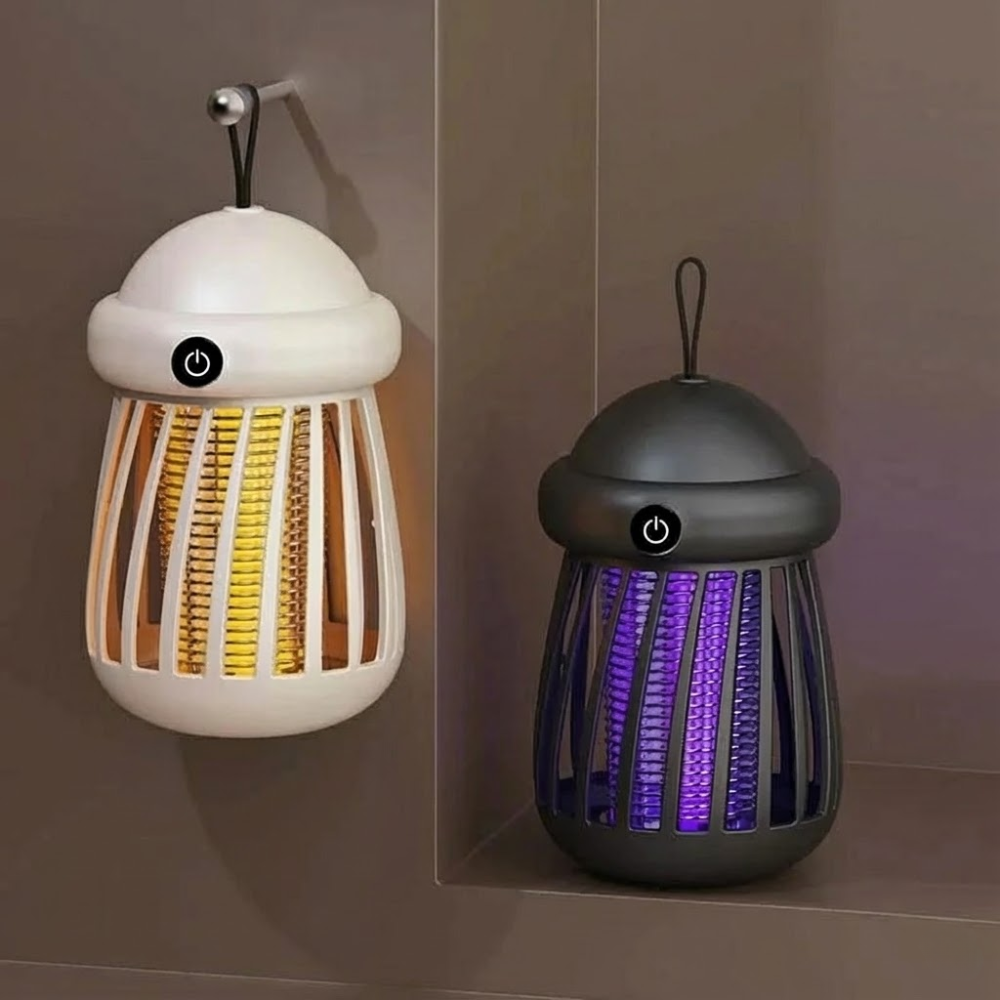 Quiet Mosquito Zapper with UV Light – Rechargeable Insect Killer for Indoor and Outdoor Use, Compact Design 4