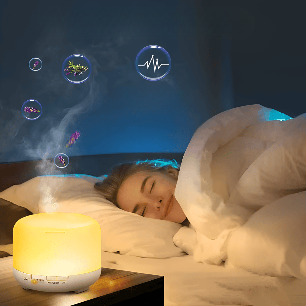 Multifunctional Aroma Diffuser with Bluetooth Speaker and Humidifier - 4-in-1 Electric Diffuser for Essential Oils and Night Light 3