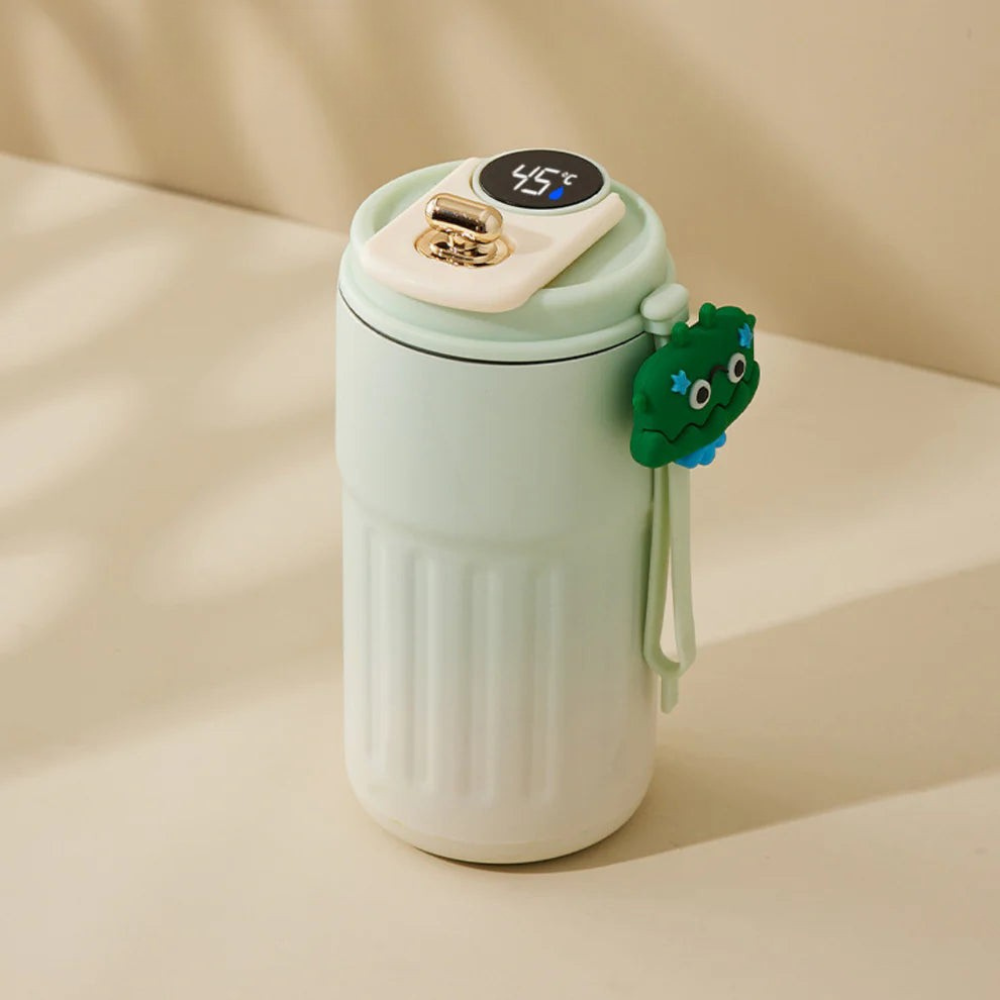 Insulated Travel Mug with LED Temperature Display - Reusable Coffee Cup, Double-Walled Thermos for Hot and Cold Beverages 4