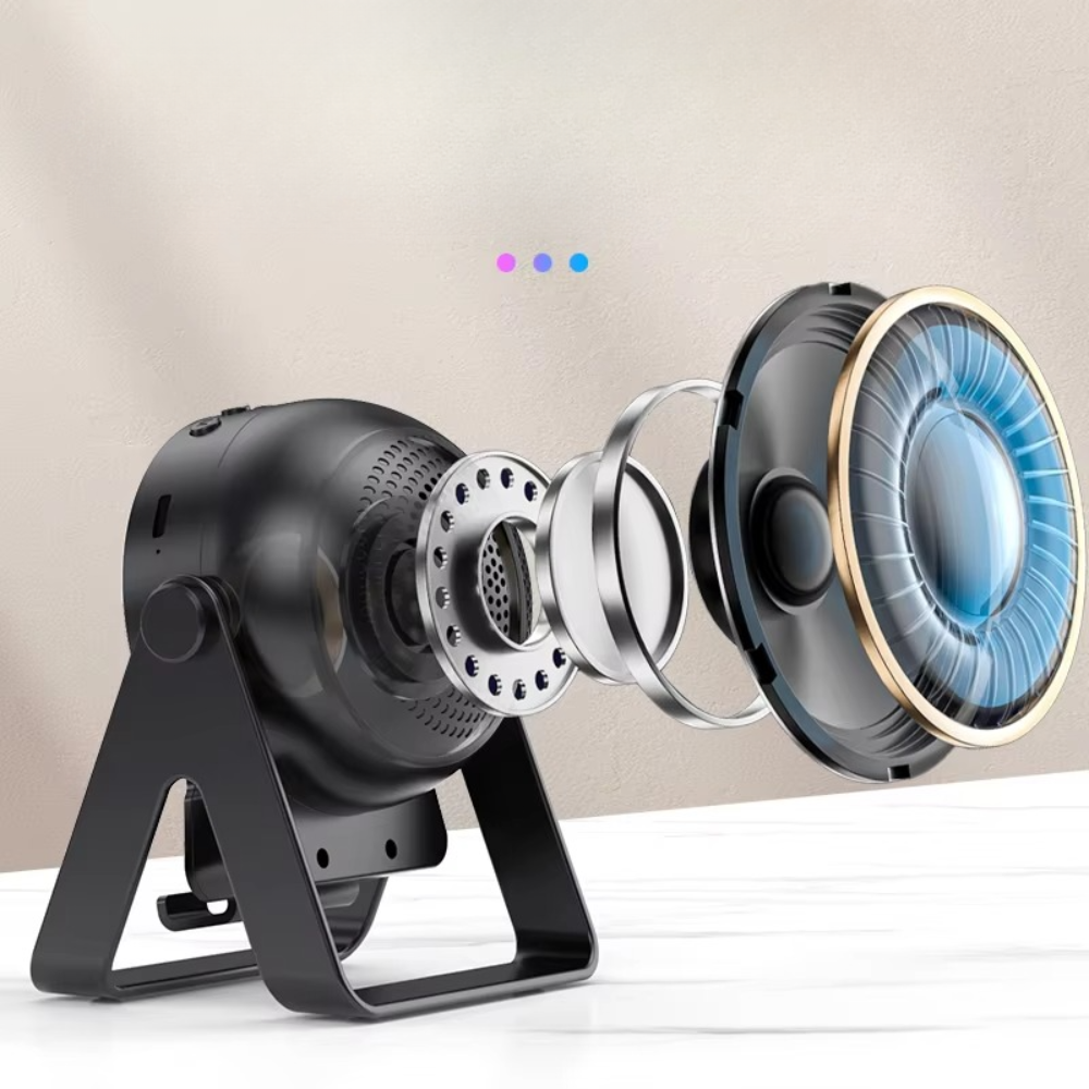 Wireless Induction Bluetooth Speaker with Ambient Breathing Light – Multifunctional Rechargeable Phone Bracket & Atmosphere Lamp 1