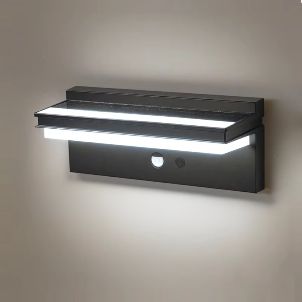 Solar Powered LED Wall Light with Sensor Control – Waterproof Outdoor Lighting for Garden and Terrace 7