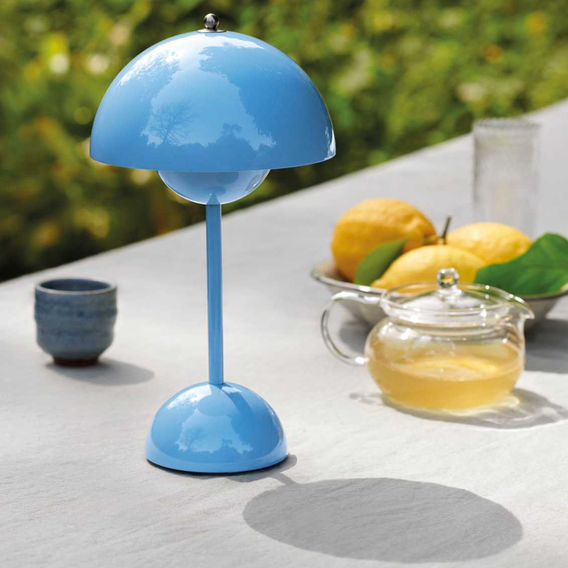 Solar LED Table Lamp | Warm Ambient Lighting for Cozy Interiors & Outdoor Evenings