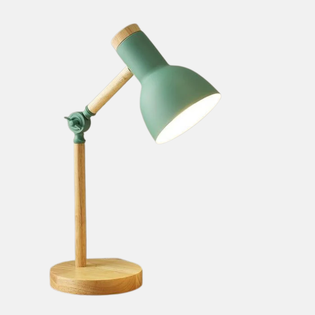 Scandinavian Wooden Desk Lamp