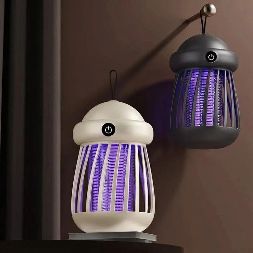 Quiet Mosquito Zapper with UV Light – Rechargeable Insect Killer for Indoor and Outdoor Use, Compact Design 1