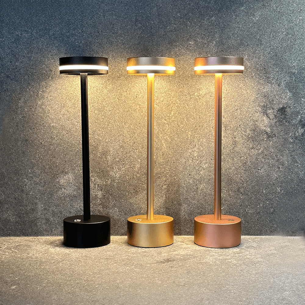 Modern Wireless LED Table Lamp – Dimmable Lighting for Indoor and Outdoor Atmosphere