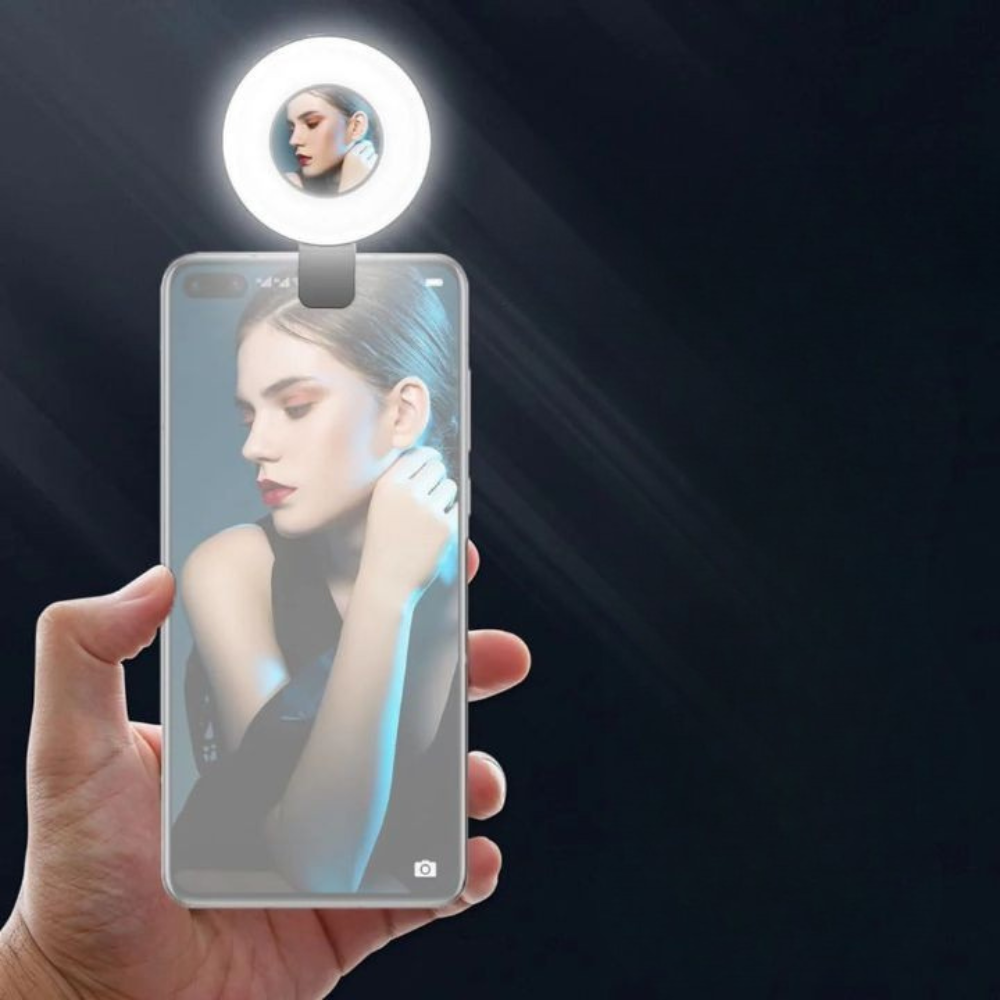 Portable Magnetic LED Phone Lamp with Adjustable Brightness – Compact Vlogging Light with 3 Light Modes and Magnetic Attachment 4