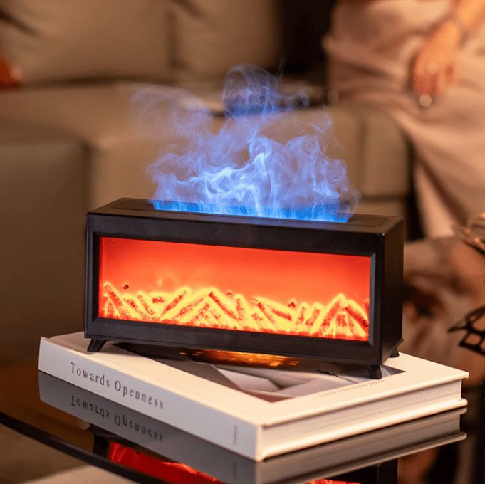 4-in-1 Essential Oil Diffuser with Humidifier, LED Flame Effect, and Smart Timer - Best Diffuser for Home Decor 2