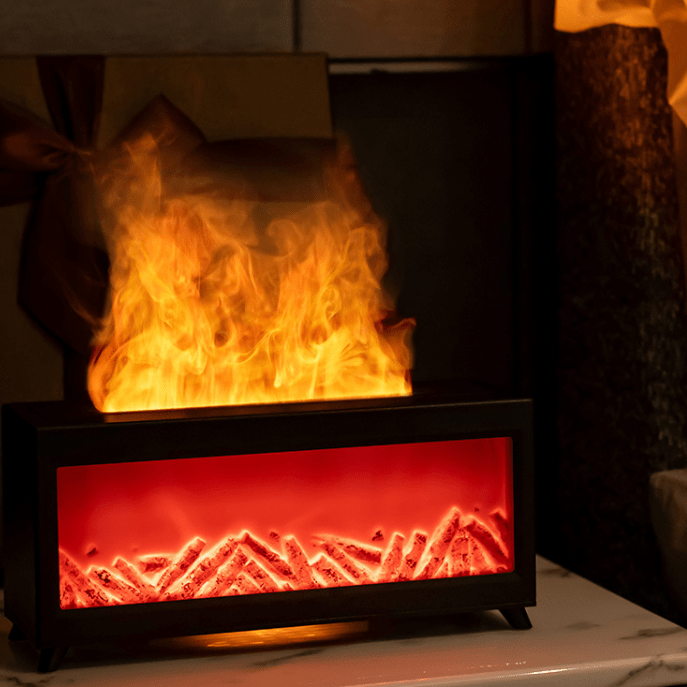 4-in-1 Essential Oil Diffuser with Humidifier, LED Flame Effect, and Smart Timer - Best Diffuser for Home Decor 3