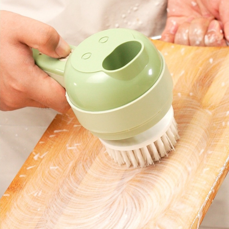 4-in-1 Vegetable Chopper with Stainless Steel Blades – Ergonomic Design for Quick and Easy Vegetable Dicing and Cutting 0