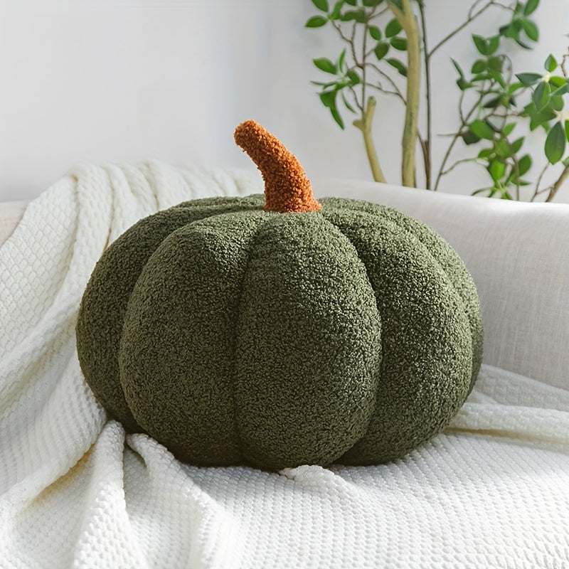 Cozy Pumpkin Cushion – Soft Plush Decorative Pillow for Fall, Halloween & Home Decor – Cute & Comfortable Accent