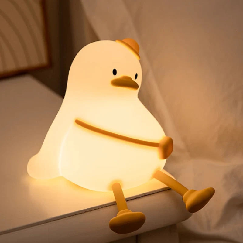 Cute Animal Night Light – Soft Silicone Kids’ Lamp with Color Change & Rechargeable Design