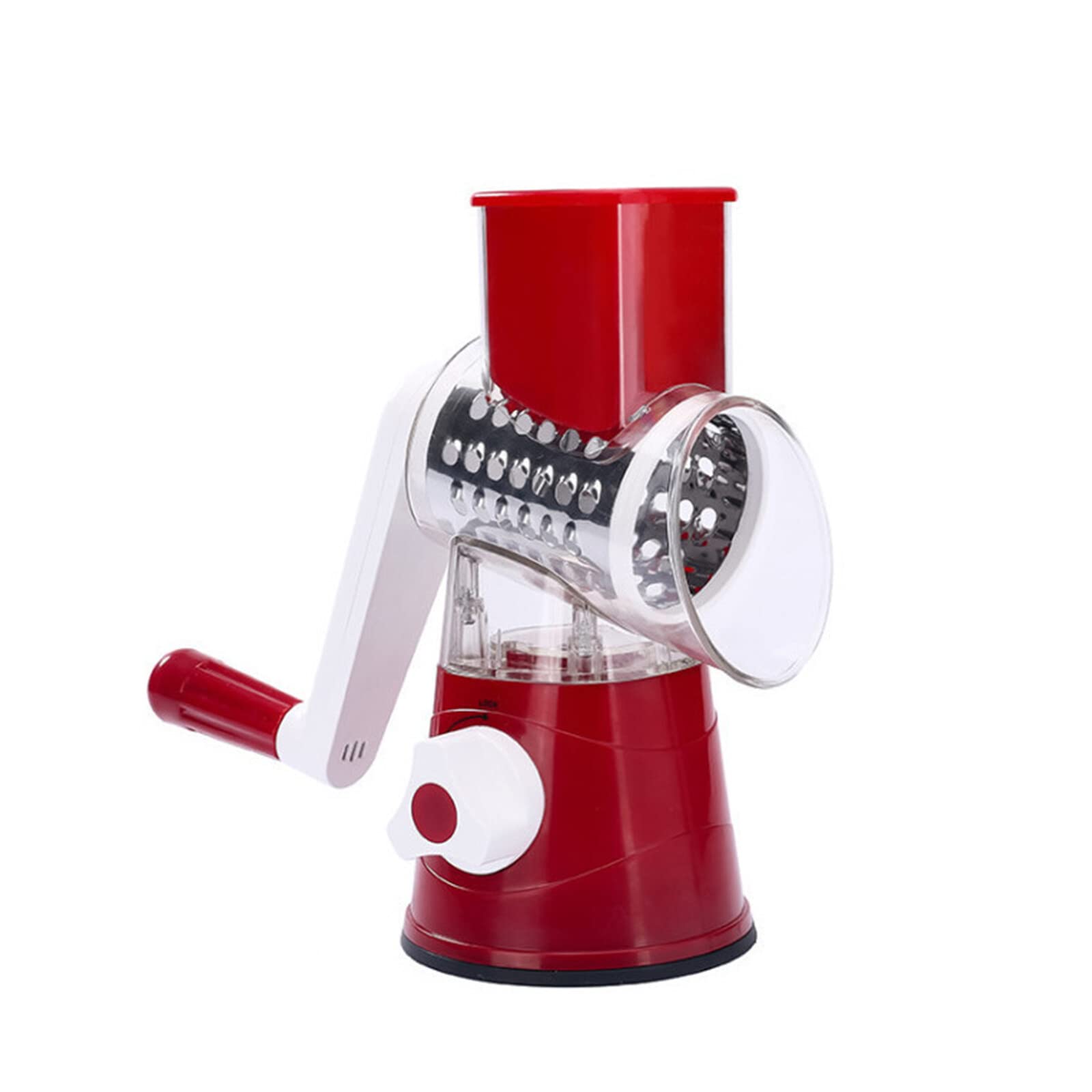 Efficient Vegetable Slicer and Cutter – Versatile Drum Grater for Quick Meal Prep, Easy to Use and Clean 7