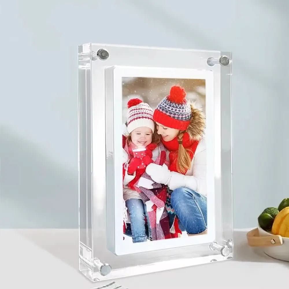5/7 Inch Digital Photo Frame with IPS Display, 4GB Storage, Portable Electronic Picture Frame for Photos and Videos 1