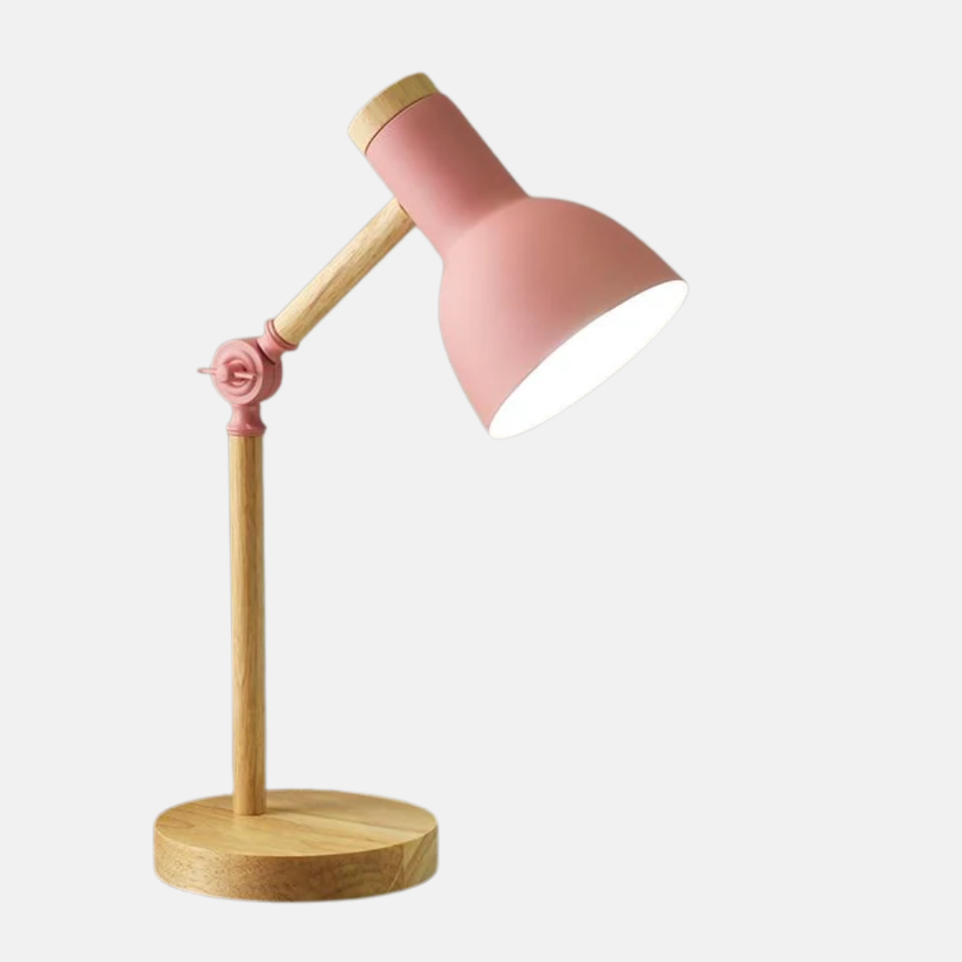 Scandinavian Wooden Desk Lamp