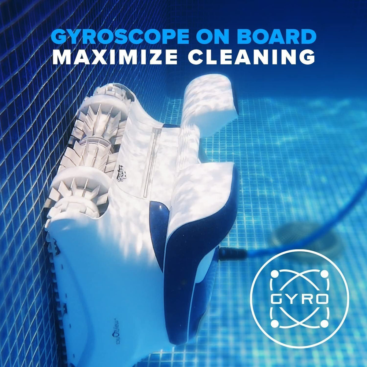 Dolphin Sigma Robotic Pool Cleaner (2024 Model) — Wi-Fi, App, Gyroscope, Weekly Timer, Waterline Cleaning & Massive Top-Loading Ultra-Fine and Standard Filters for In-Ground Swimming Pools up to 50ft