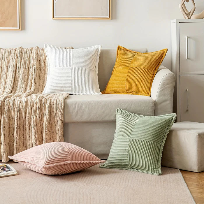 Polyester Cushion Cover – Stylish Decorative Pillowcase for Sofa, Bedroom & Living Room