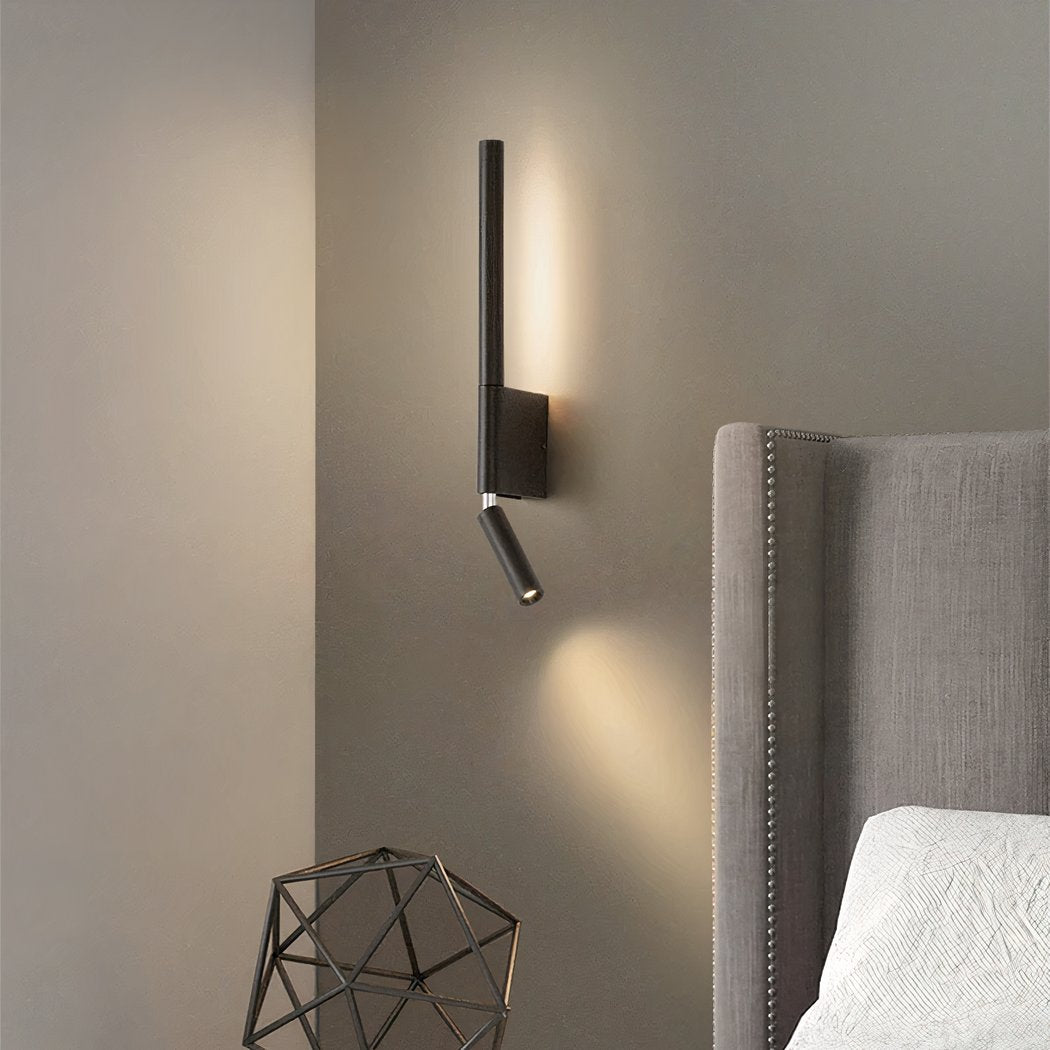 Adjustable Wall Reading Light with Dual LED Heads – Modern Slim Linear Design & Rotatable Arm 2
