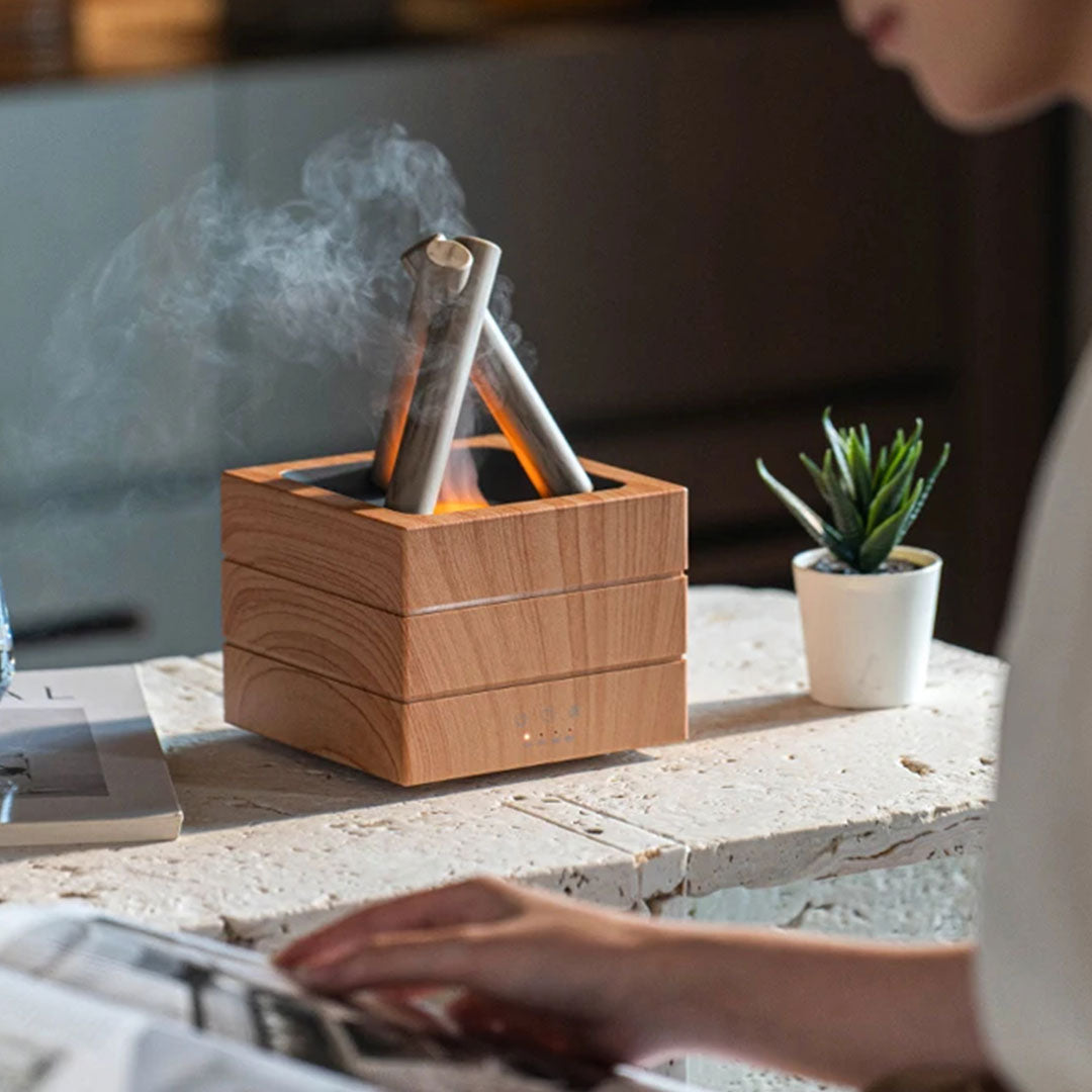 Aroma Diffuser with Flame Effect – Ultrasonic Fragrance Diffuser for Relaxation 5