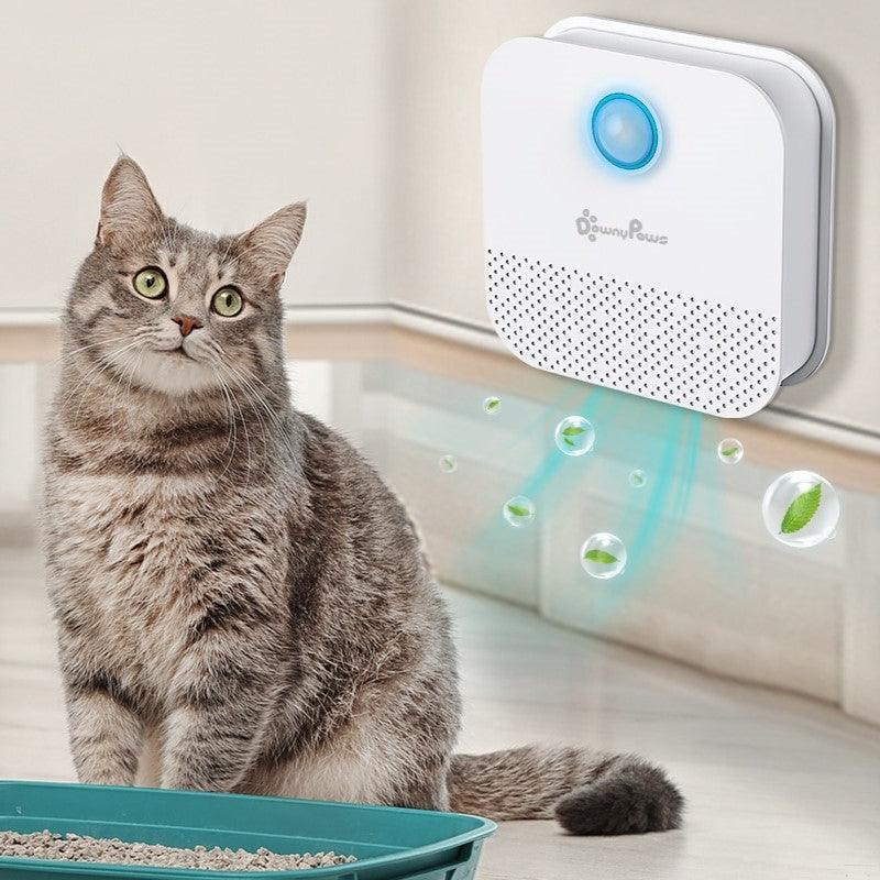 Automatic Odor Eliminator for Cat Litter Trays with Motion Sensor – Compact, Quiet, USB Rechargeable, 99% Odor Neutralization 2