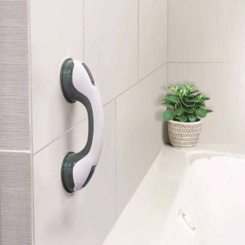 Bathroom Grab Bar with Suction Cups – 30 cm Safety Handle for Shower and Bathtub, Supports Up to 100 kg 1