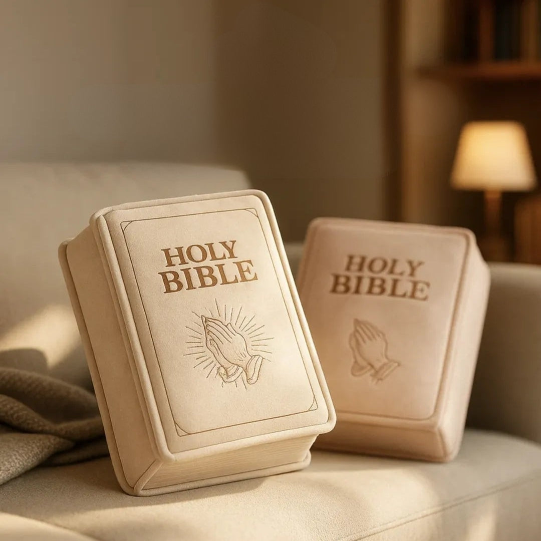 Bible Throw Pillow with 1 Corinthians 13 Design – Soft Plush Decorative Cushion for Home Décor a1