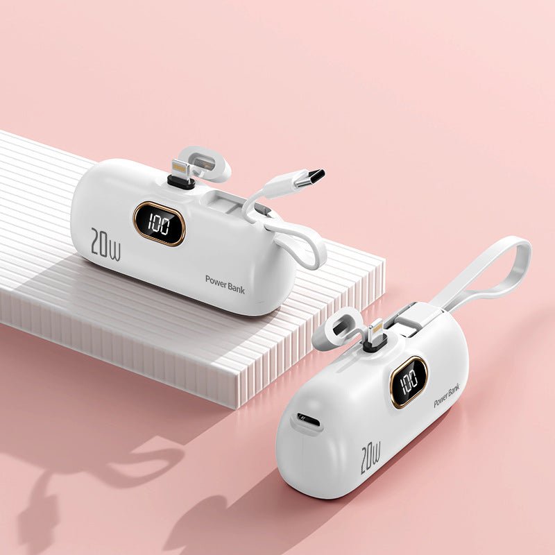 Compact 22.5W Power Bank – Lightweight Portable Charger for Fast Charging, 10,000 mAh Capacity, USB-A & USB-C Outputs 0