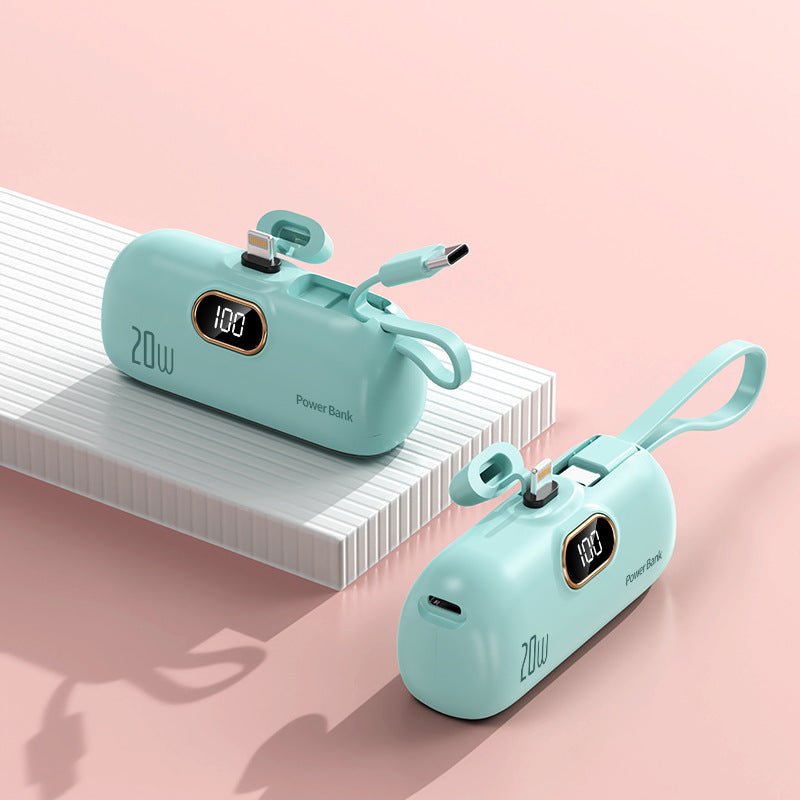 Compact 22.5W Power Bank – Lightweight Portable Charger for Fast Charging, 10,000 mAh Capacity, USB-A & USB-C Outputs 1