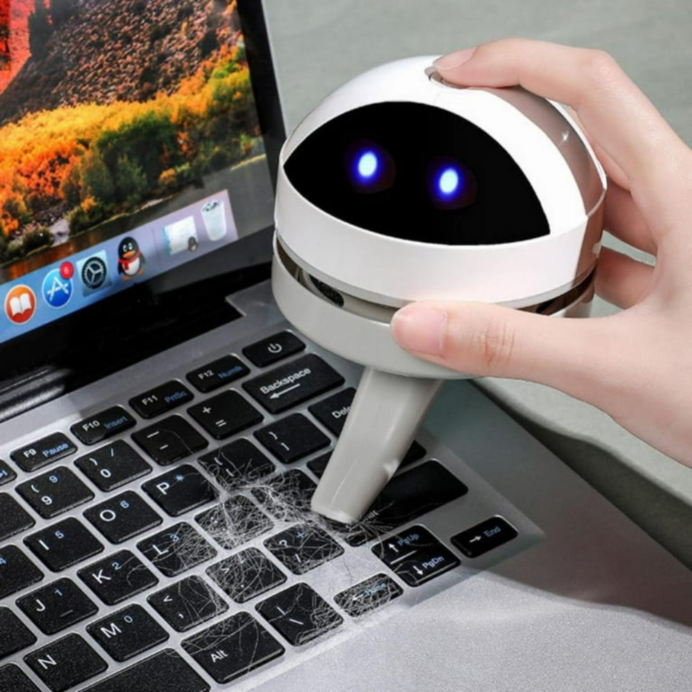 Compact USB Charging Desk Hoover – Mini Vacuum Cleaner Robot for Effortless Cleaning of Dust and Crumbs 1