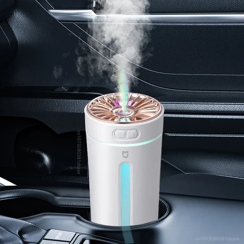 Compact USB Cool Mist Humidifier for Bedroom with Aromatherapy – Whisper Quiet, Ideal for Home and Travel 0