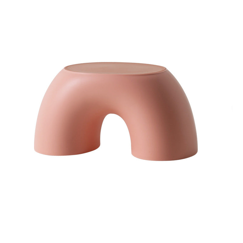 Creative Rainbow Footstool Ottoman for Living Room and Bedroom – Lightweight, Armless, Stackable Seating 6