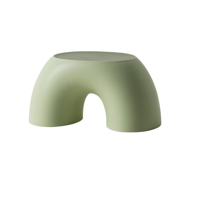 Creative Rainbow Footstool Ottoman for Living Room and Bedroom – Lightweight, Armless, Stackable Seating 7