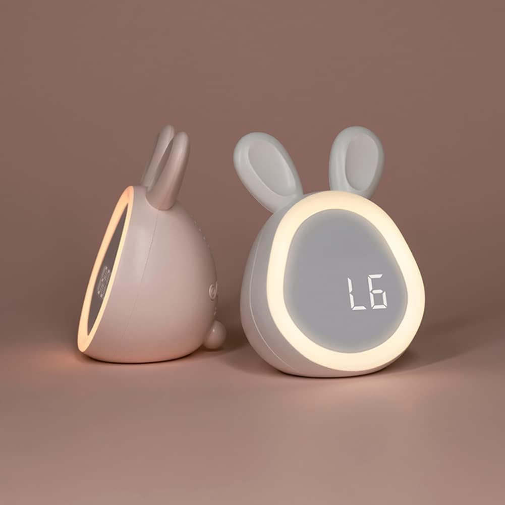 Cute Cartoon LED Alarm Clock with Energy Saving Feature – Compact Digital Clock for Kids and Adults 4