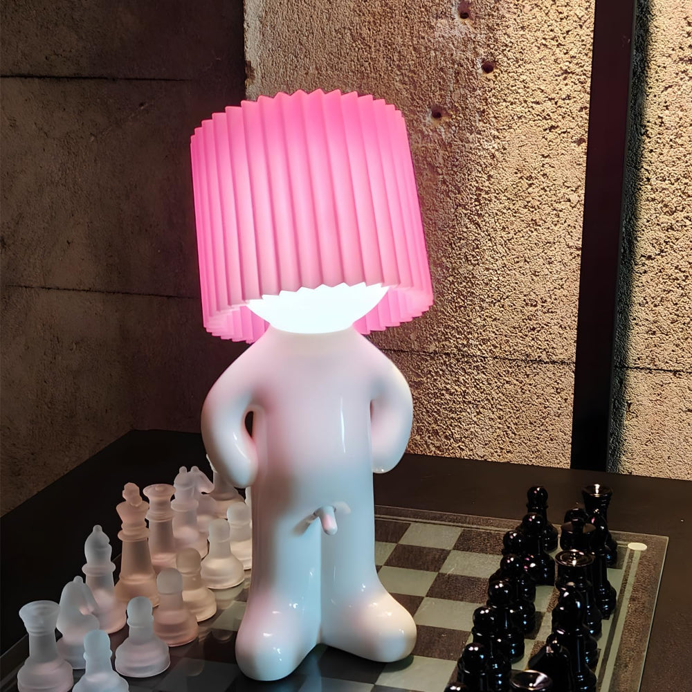 Cute Table Lamp with Soft Ambient Light – Ideal Bedside Table Lamp for Bedrooms and Children's Rooms 0