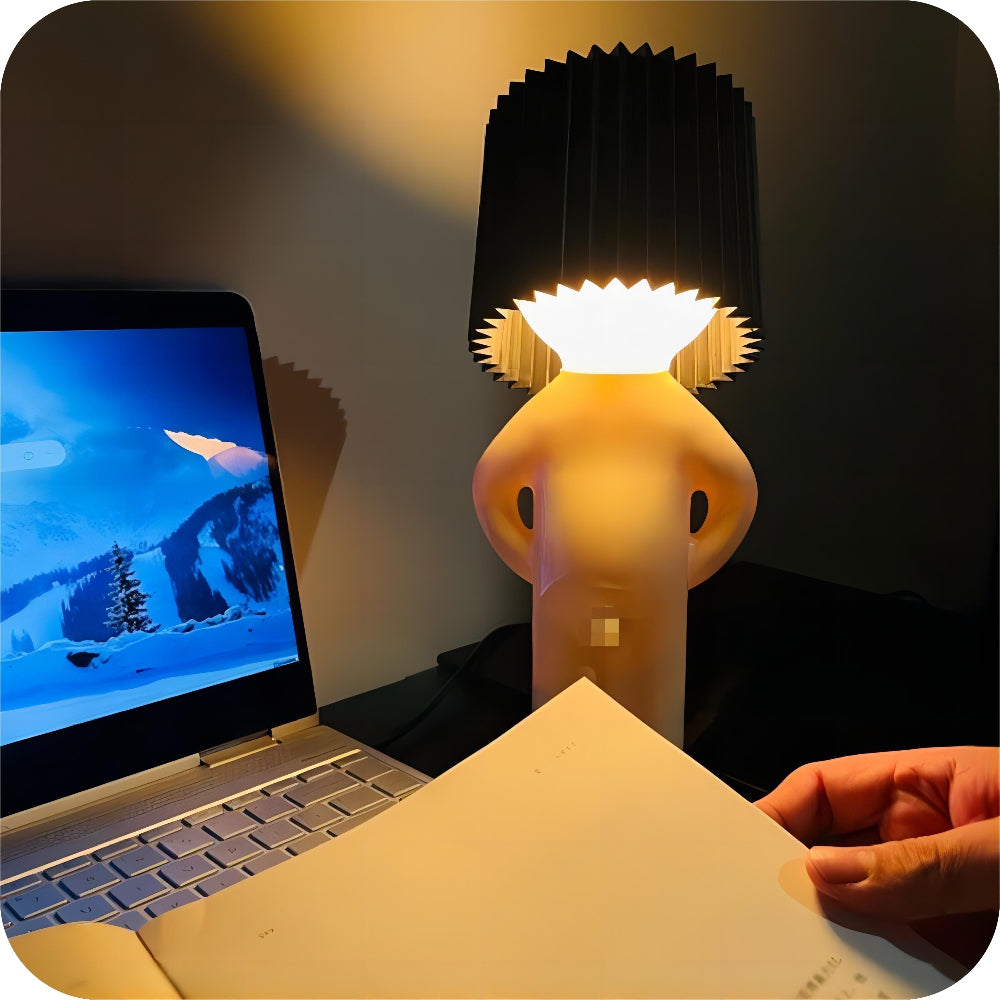 Cute Table Lamp with Soft Ambient Light – Ideal Bedside Table Lamp for Bedrooms and Children's Rooms 2