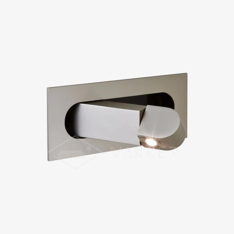 Modern wall-mounted light fixture on a white background