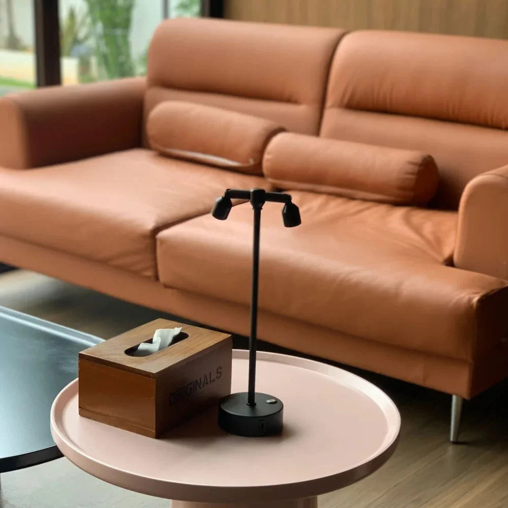 Dimmable Cordless Table Lamp with Touch Control – 360° Rotatable Lighting 0