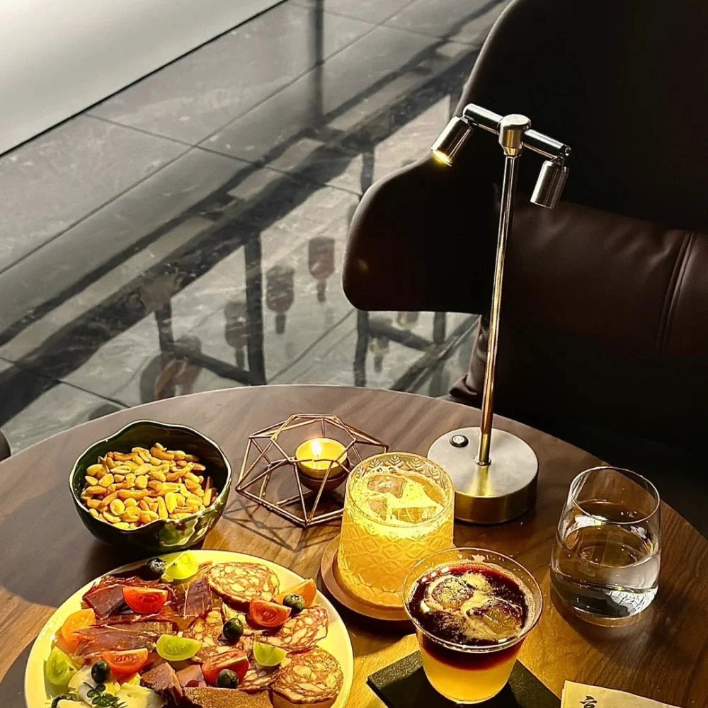 Dimmable Cordless Table Lamp with Touch Control – 360° Rotatable Lighting 1