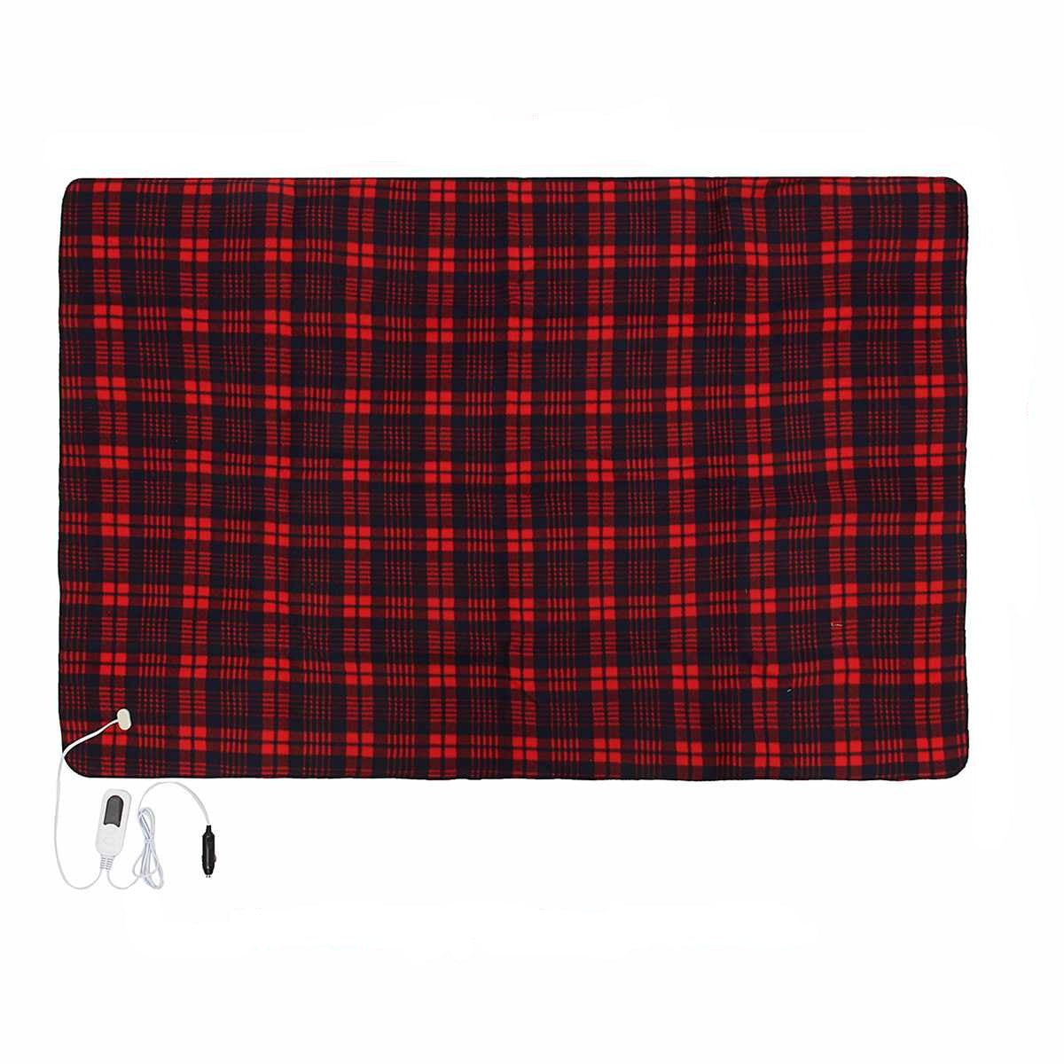 Electric Heating Blanket - Soft Polar Fleece, 12V Portable Heated Throw for Car and Home, 59 x 40 with Auto Shut-Off Safety Feature 8