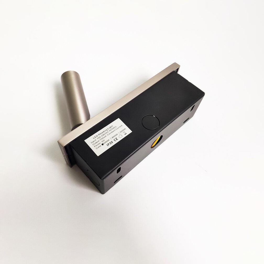 Electronic door lock with a metallic finish on a white background