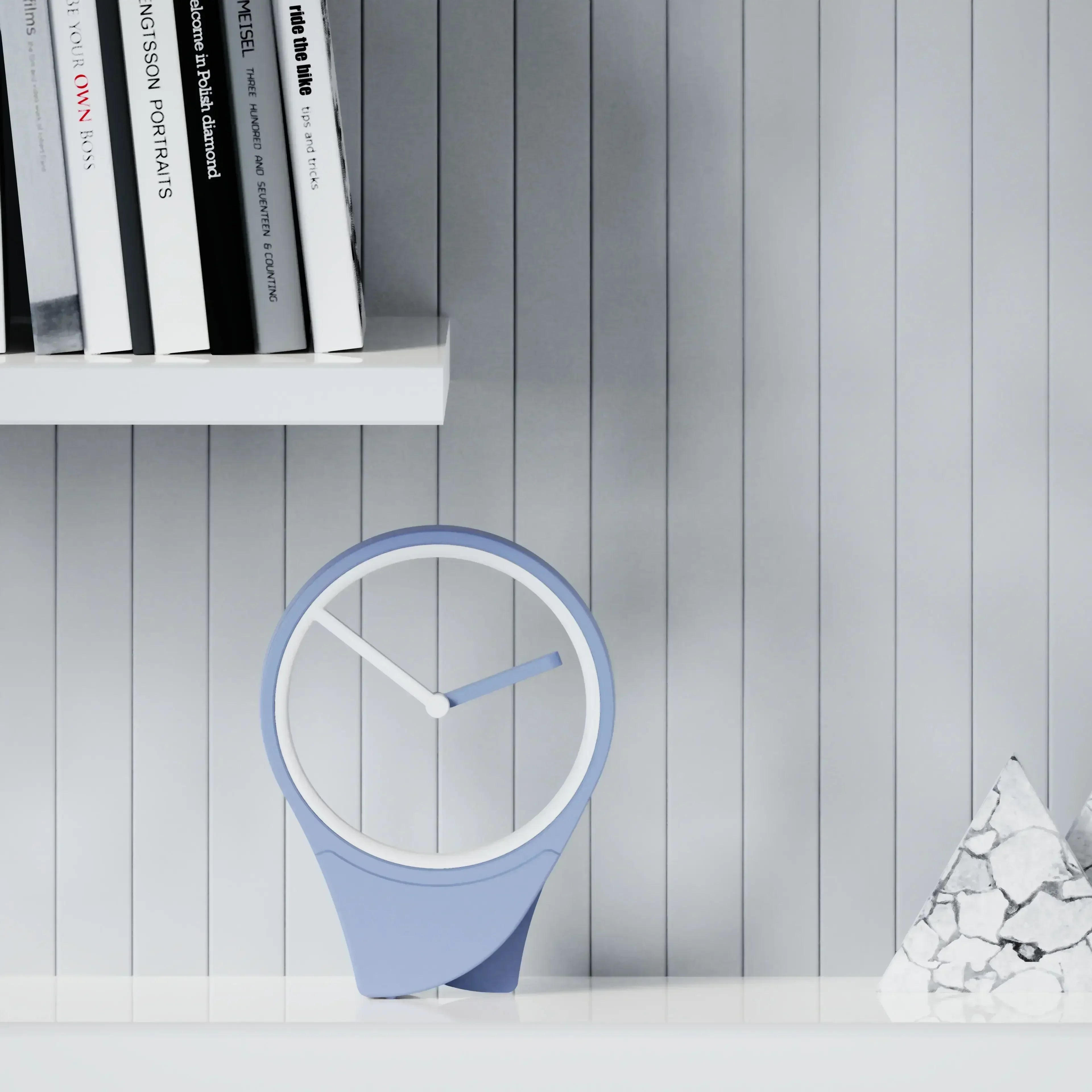 Floating LED Clock with Modern Design and USB Power – Unique Timepiece for Creative Interiors 3
