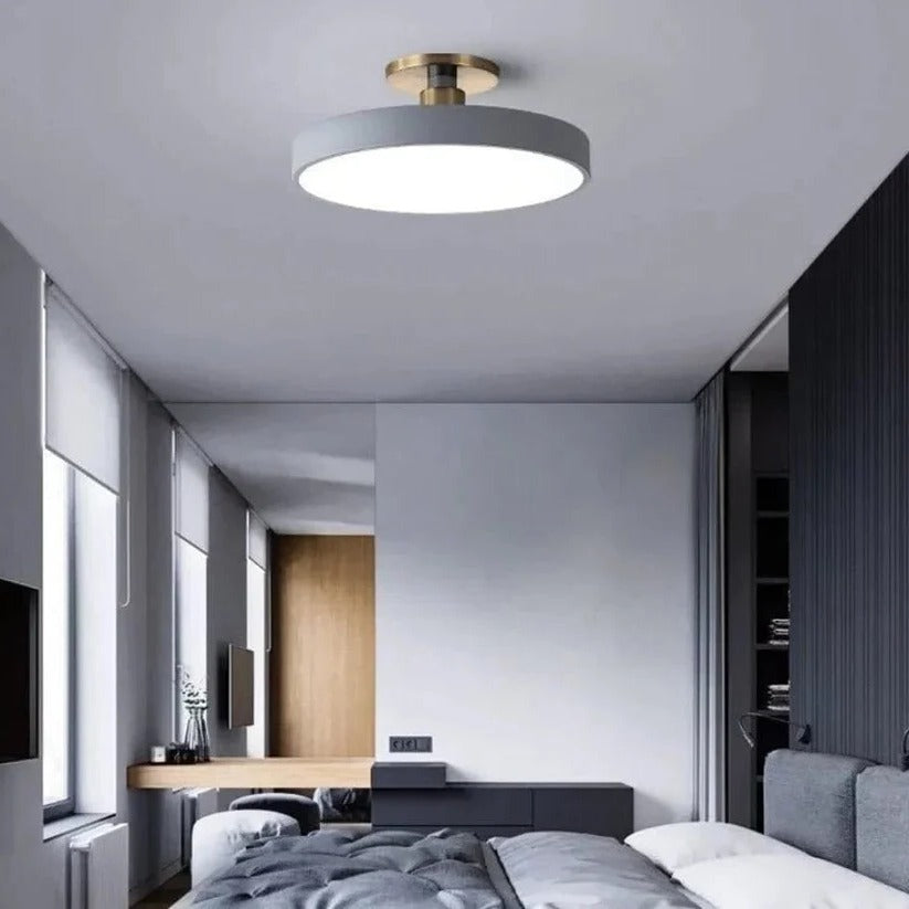 Flush Mount LED Ceiling Light Fixture – Warm White Circular Design for Elegant Illumination in Any Room 6