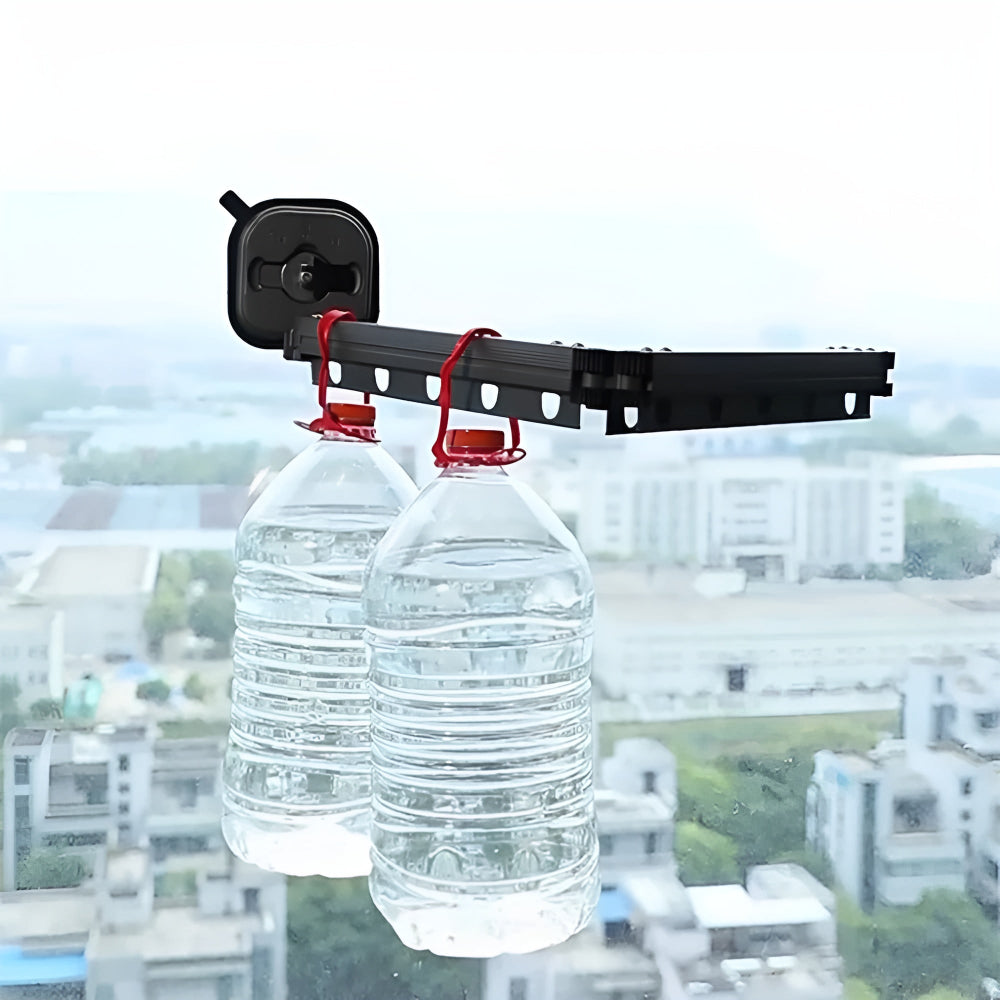 Foldable Aluminum Tumble Dryer with Suction Cup Attachment – Space-Saving and Durable 1