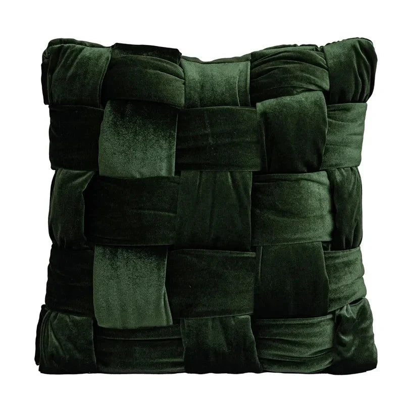 Hand-Knotted Silk Velvet Cushion Cover – Luxurious Softness in Elegant Colors for Sofas and Armchairs 0