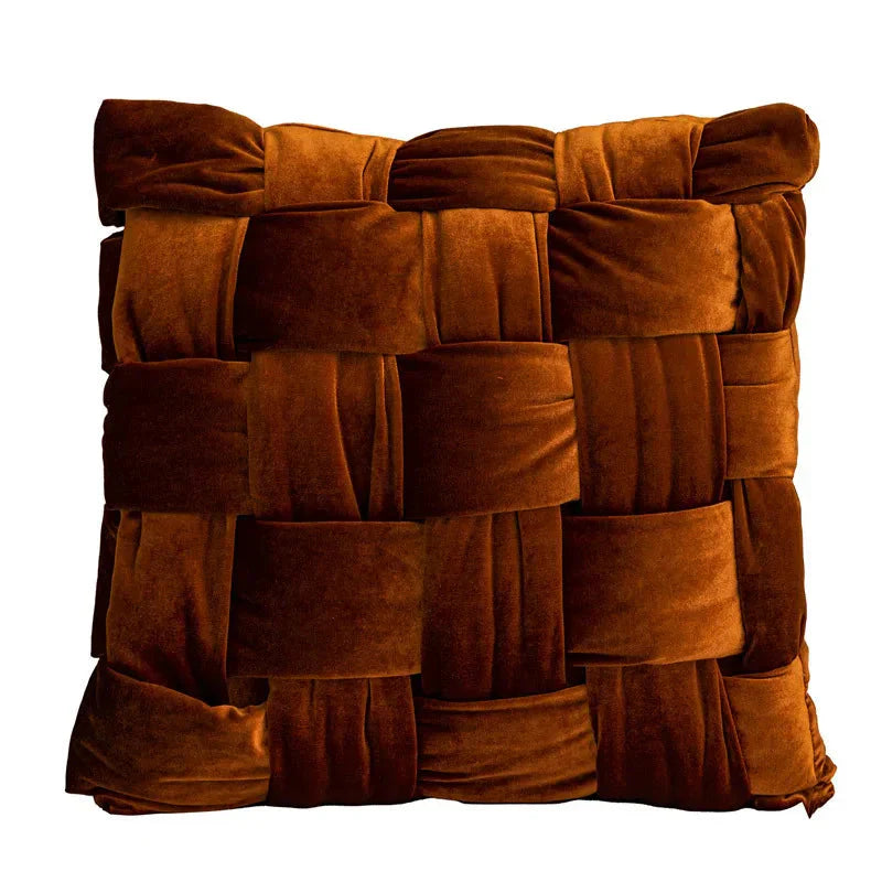 Hand-Knotted Silk Velvet Cushion Cover – Luxurious Softness in Elegant Colors for Sofas and Armchairs 4